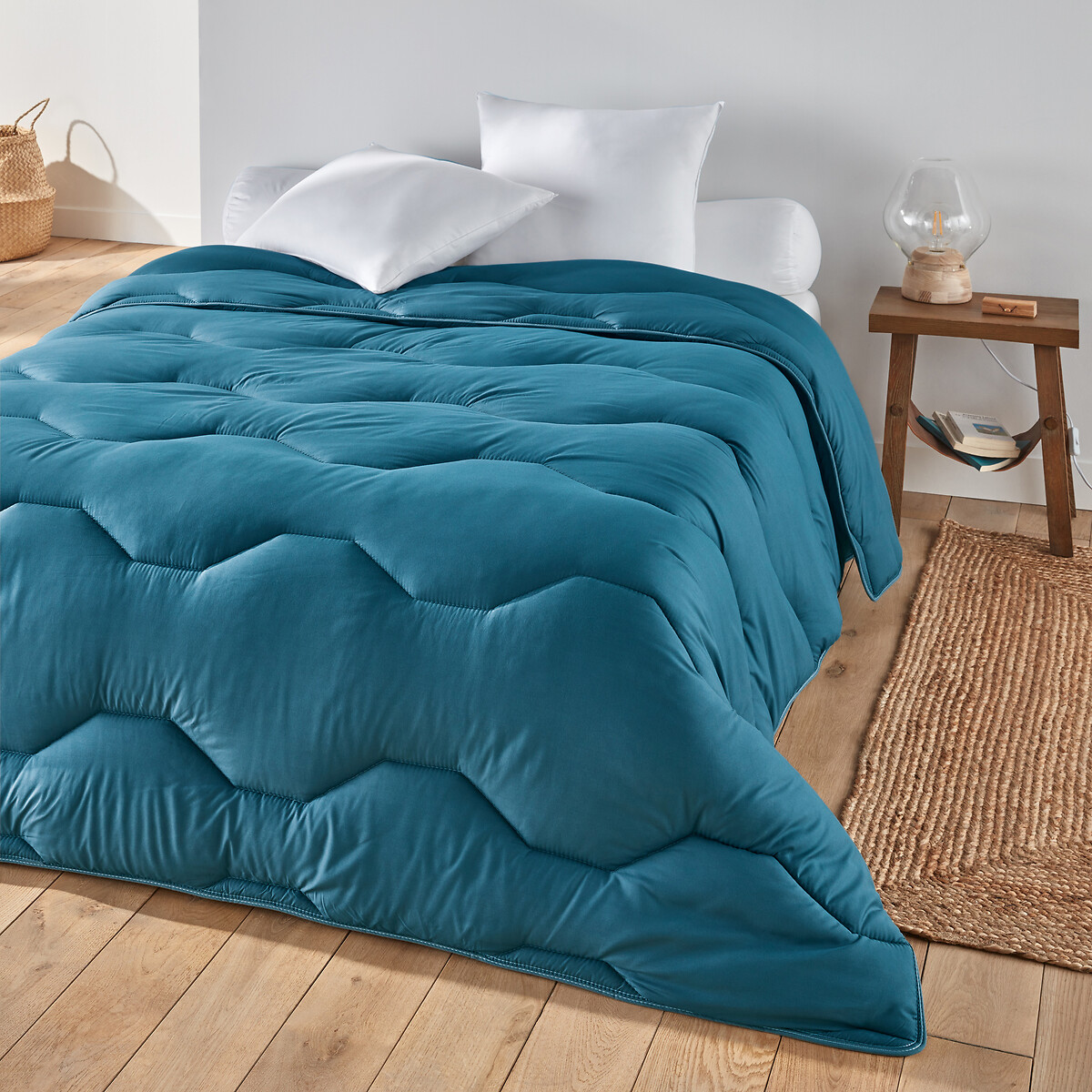 Couette tempérée synthétique Color bleu, SO'HOME
