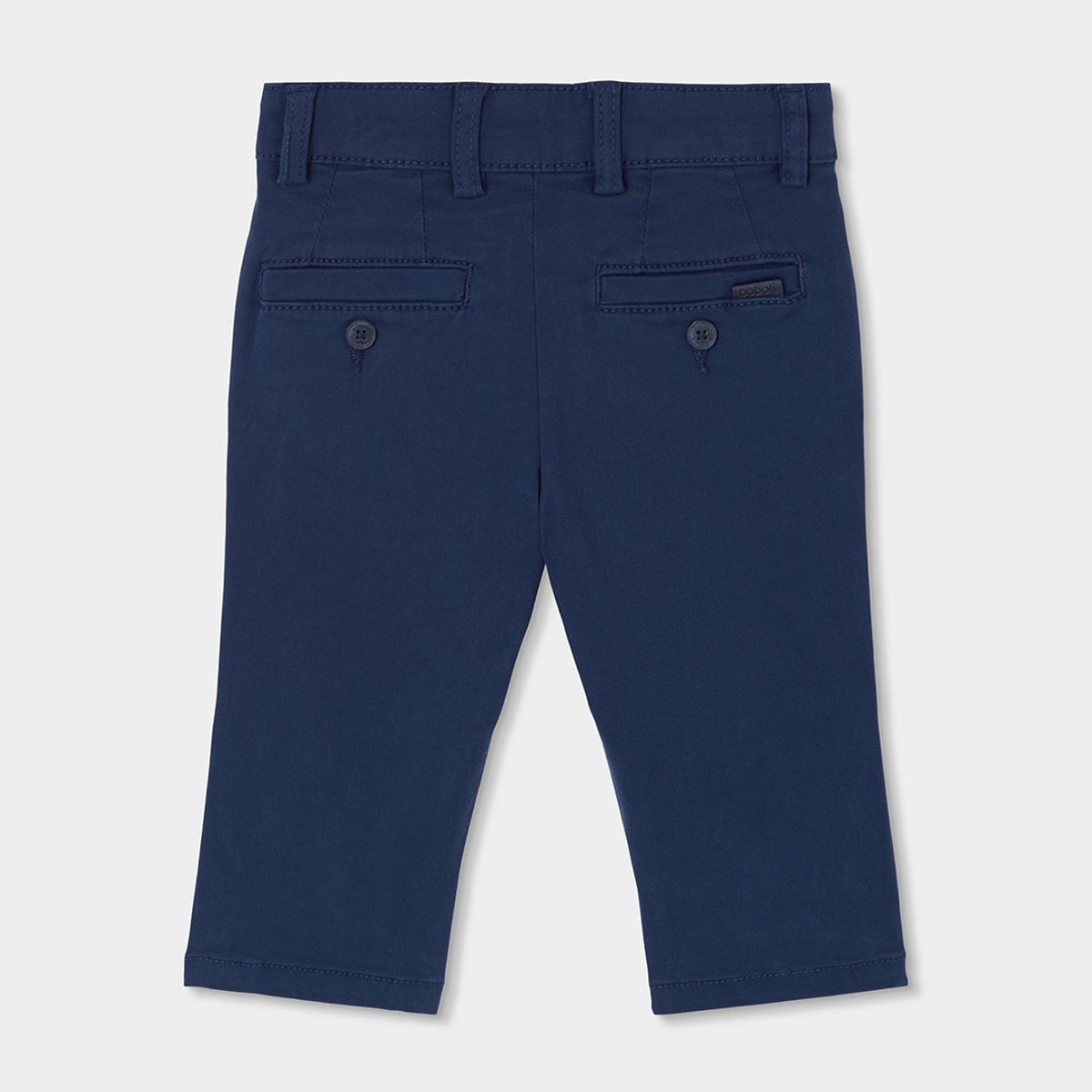 Pantalon garçon satiné élastique bleu, BOBOLI