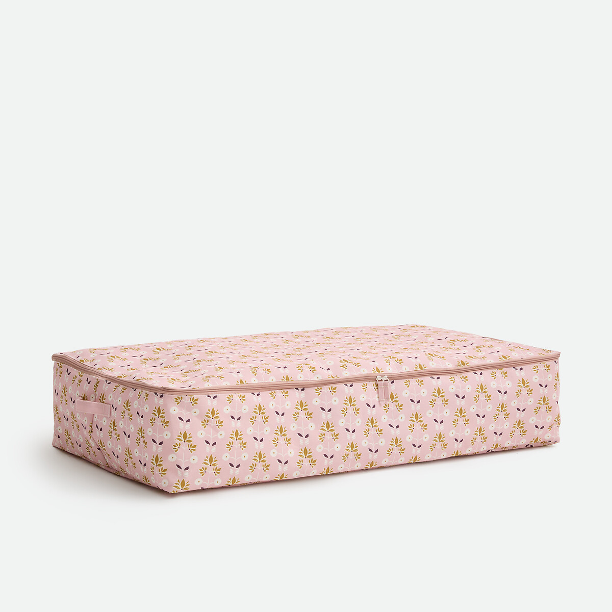 Andya Floral Print Under-Bed Storage Bag pink floral print, LA REDOUTE INTERIEURS