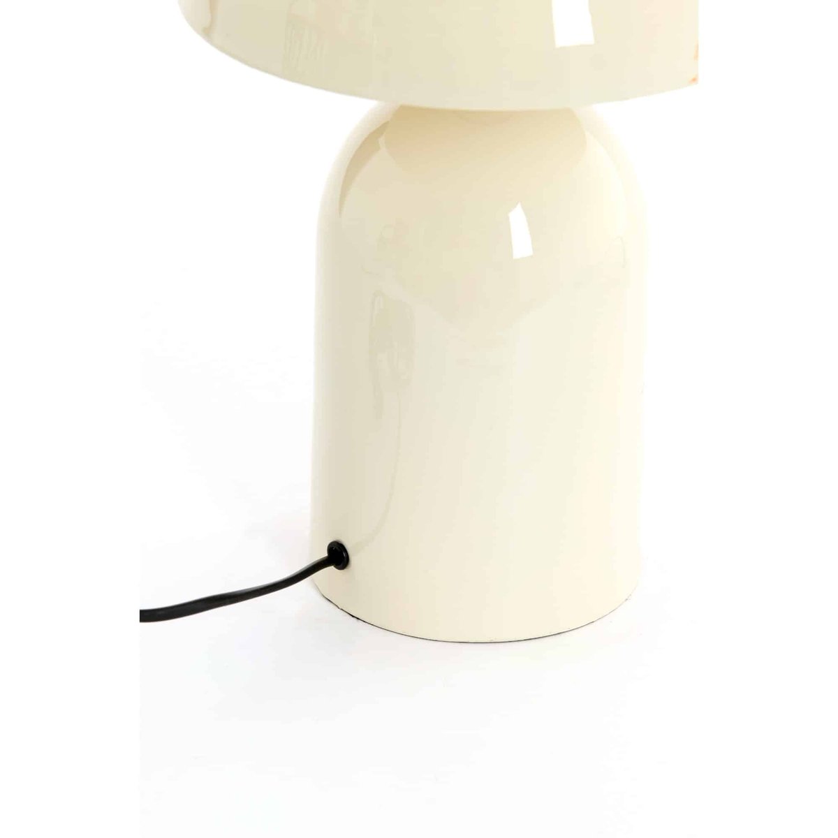 Lampe De Table Métal TOLIMA crème, LIGHT & LIVING 
