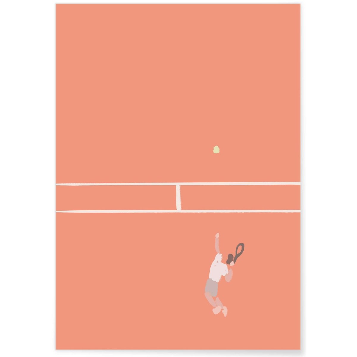 Affiche Tennis Dynamique : Serve et Match blanc, L'AFFICHERIE