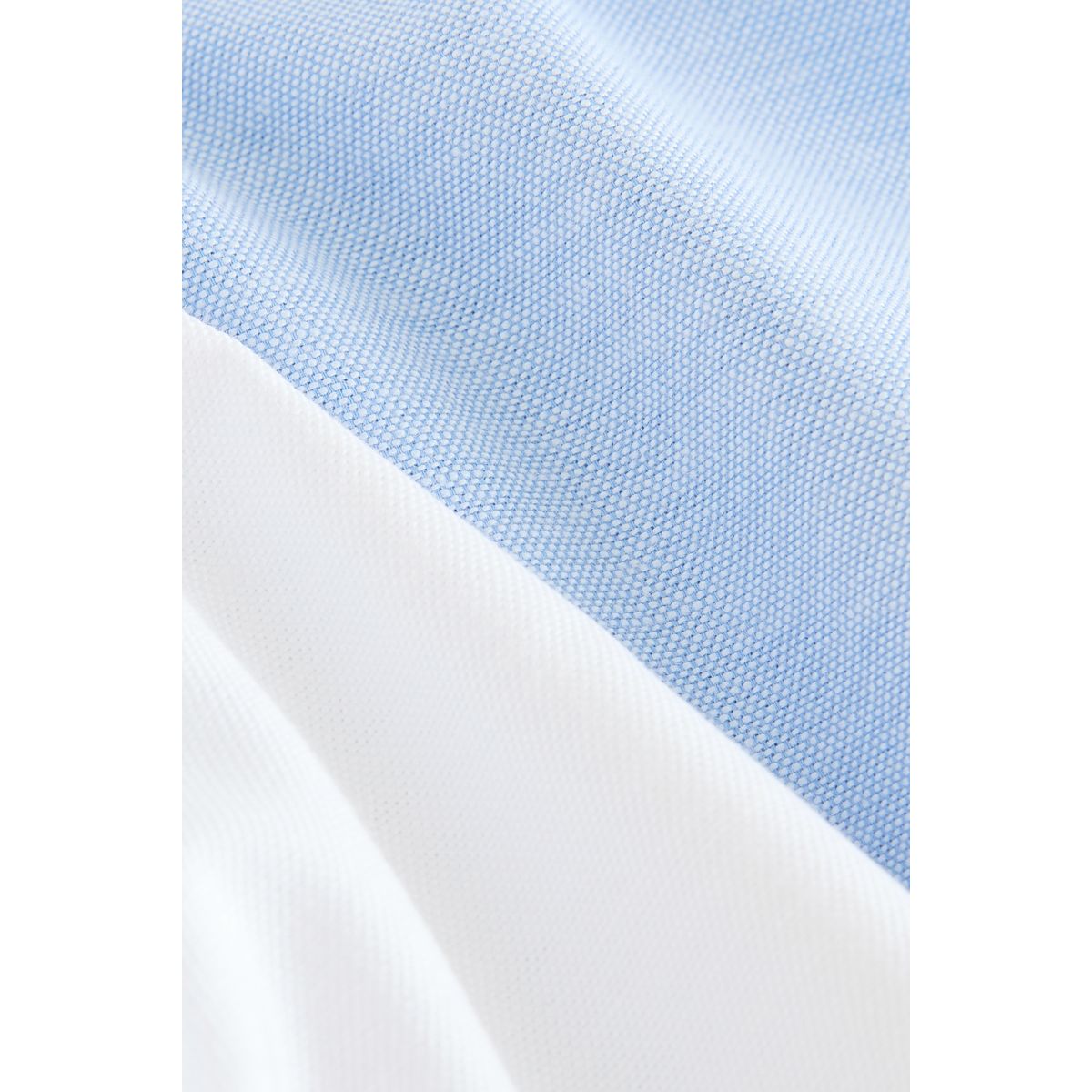 Chemise oxford à manches courtes, lot de 2 blanc/bleu, NEXT