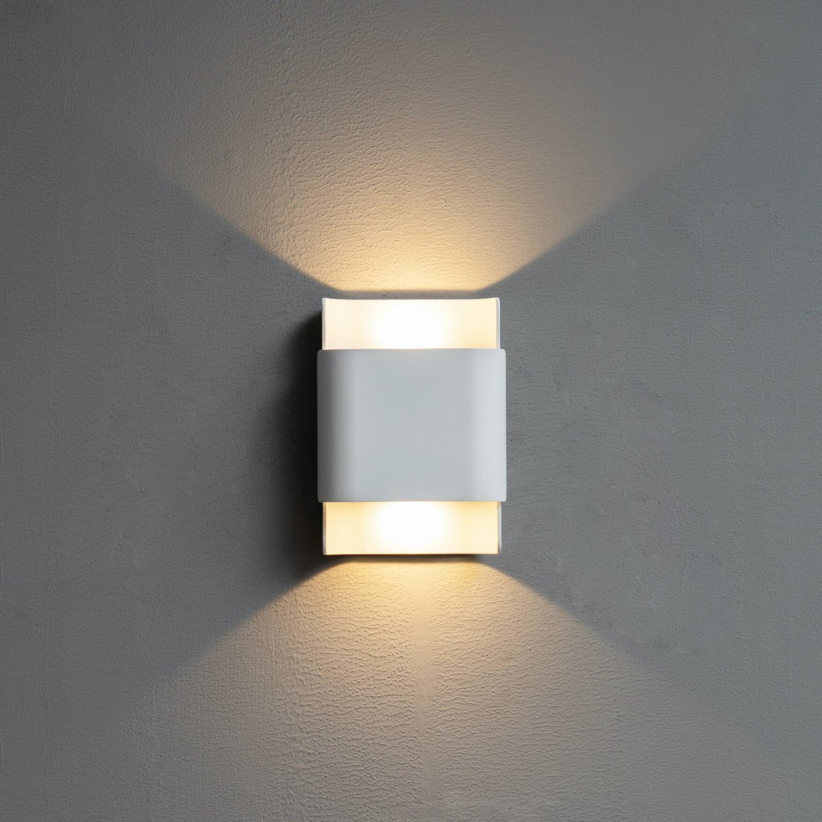 Applique carrée LED à double flux - LAILA blanc, KOSILUM