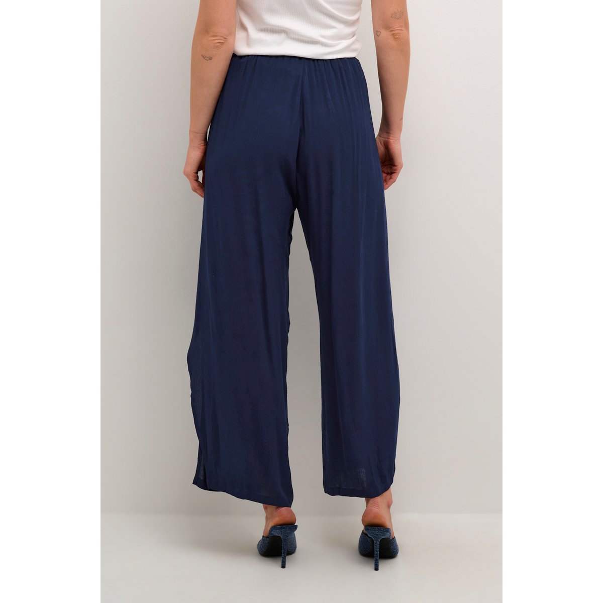 Pantalon casual bleu navy blazer, CREAM