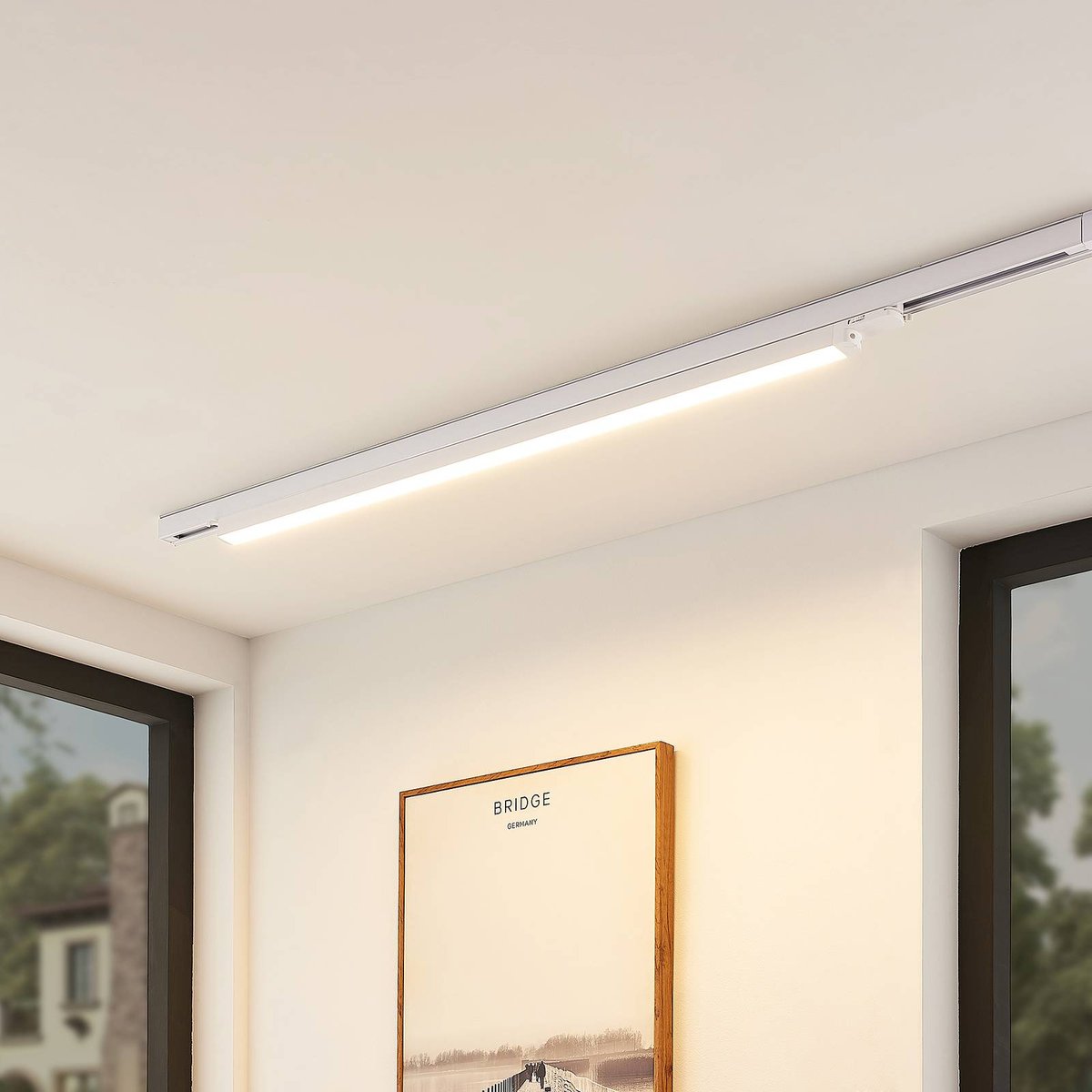 Projecteur pour rail électrique en aluminiumLED blanc (ral 9010), ARCCHIO