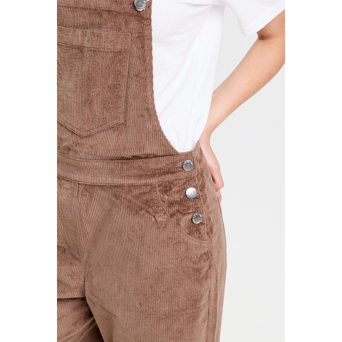 Salopette velours taupe, CACHE CACHE
