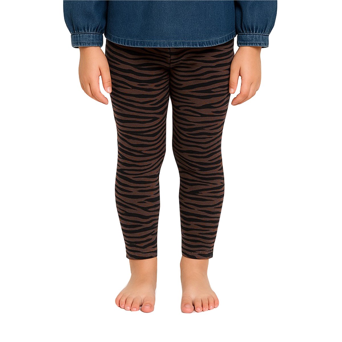 Legging motif zébré capsule mère- chocolat, ENVIE DE FRAISE
