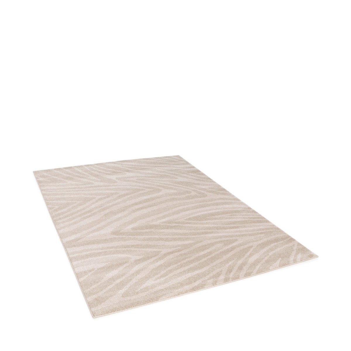 Tapis graphique à motif zébré- ZEBRA beige, DRAWER