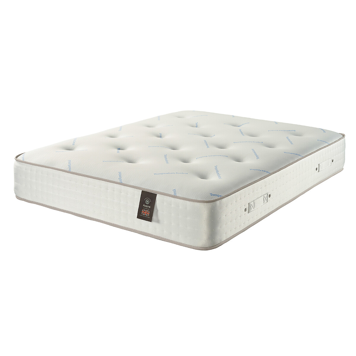 Aspire Luxury Dual Sided 5000 Pocket Climate Cool Wool Mattress white, ASPIRE
