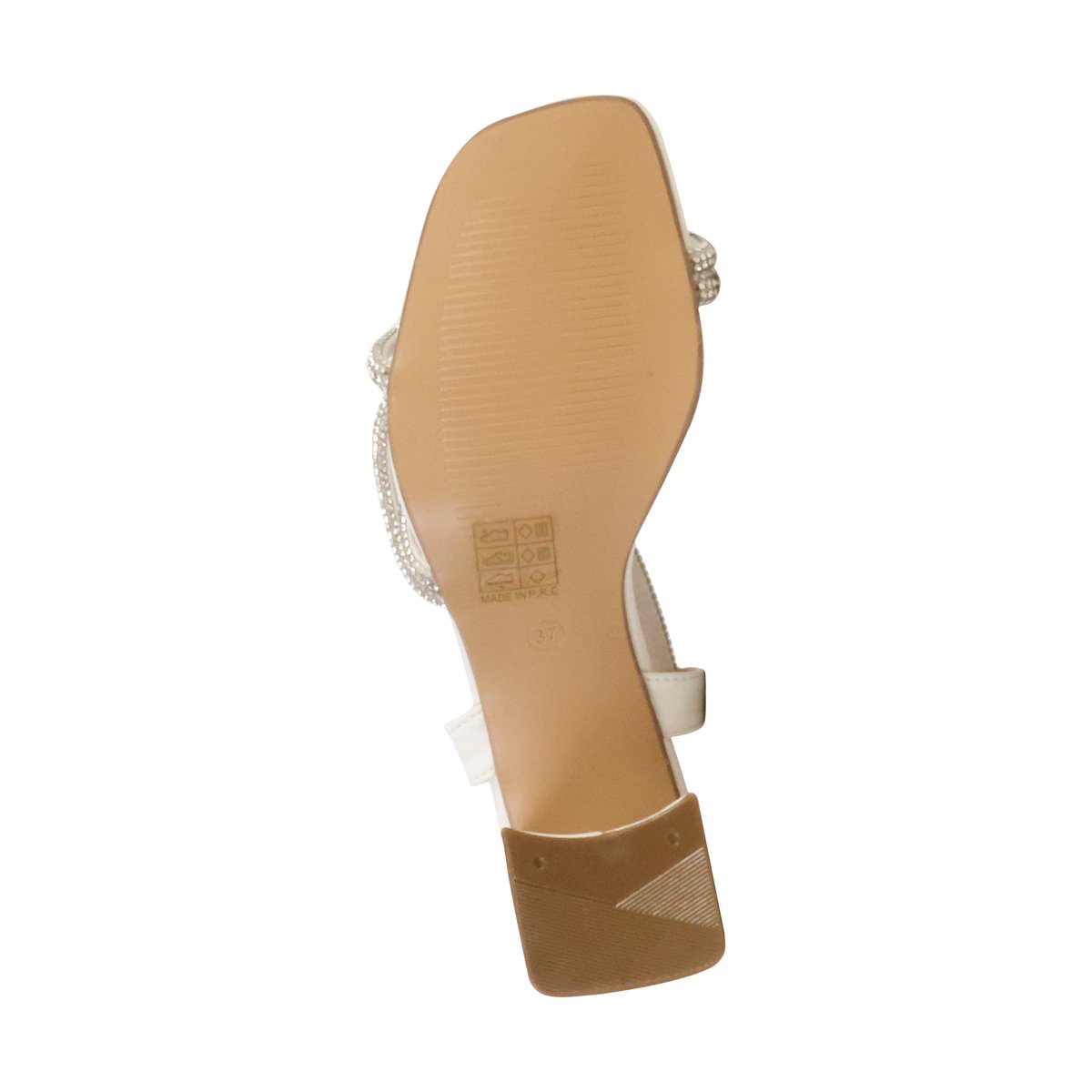 Sandales à Talon à Brides blanc, ENZA NUCCI