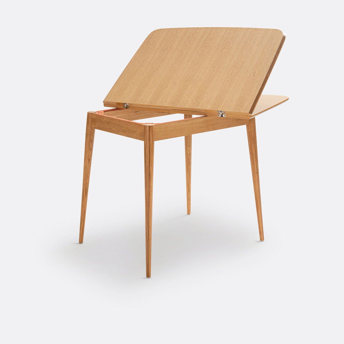 Table de cuisine extensible, plaqué chêne, AYLIN chêne, LA REDOUTE INTERIEURS