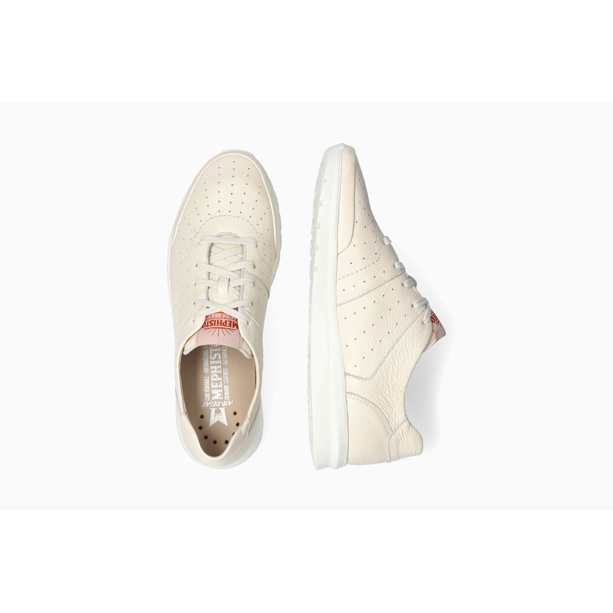 Baskets en cuir MARILIS beige 5145, MEPHISTO