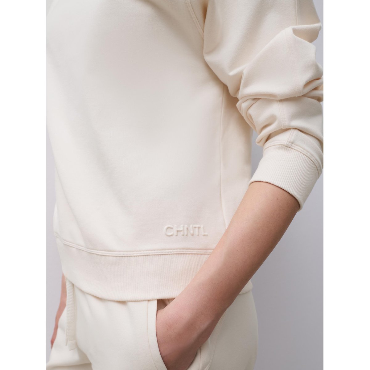 Sweat CHNTL cream pink, CHANTELLE