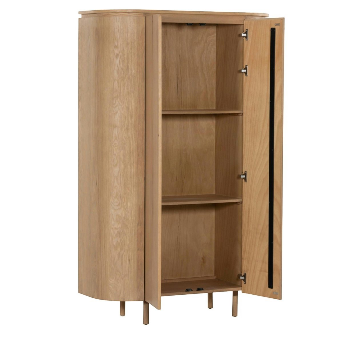 Buffet haut de salle à manger, 2 portes LOREN bois clair, PIER IMPORT