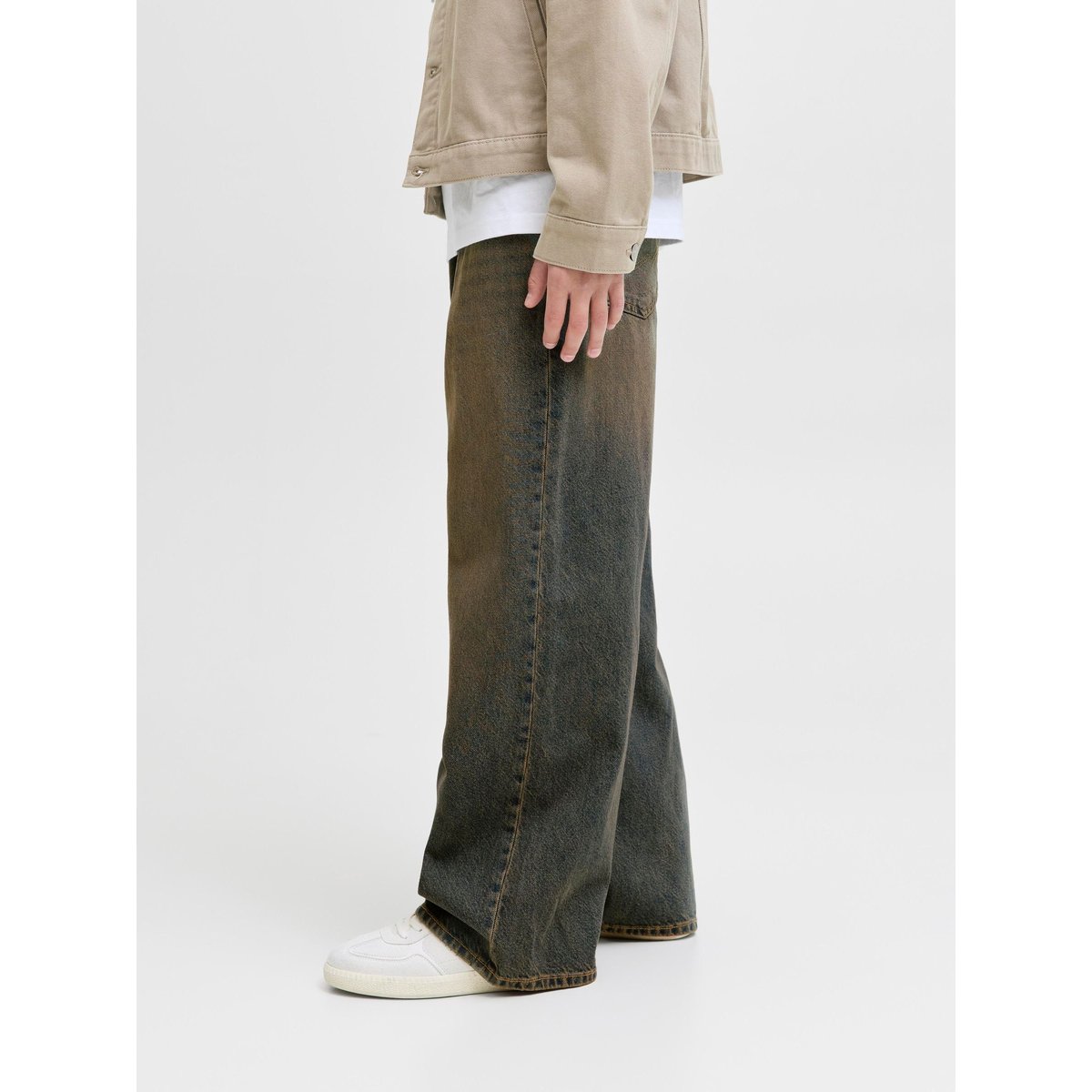 Jean À Coupe Wide blue denim, JACK & JONES JUNIOR