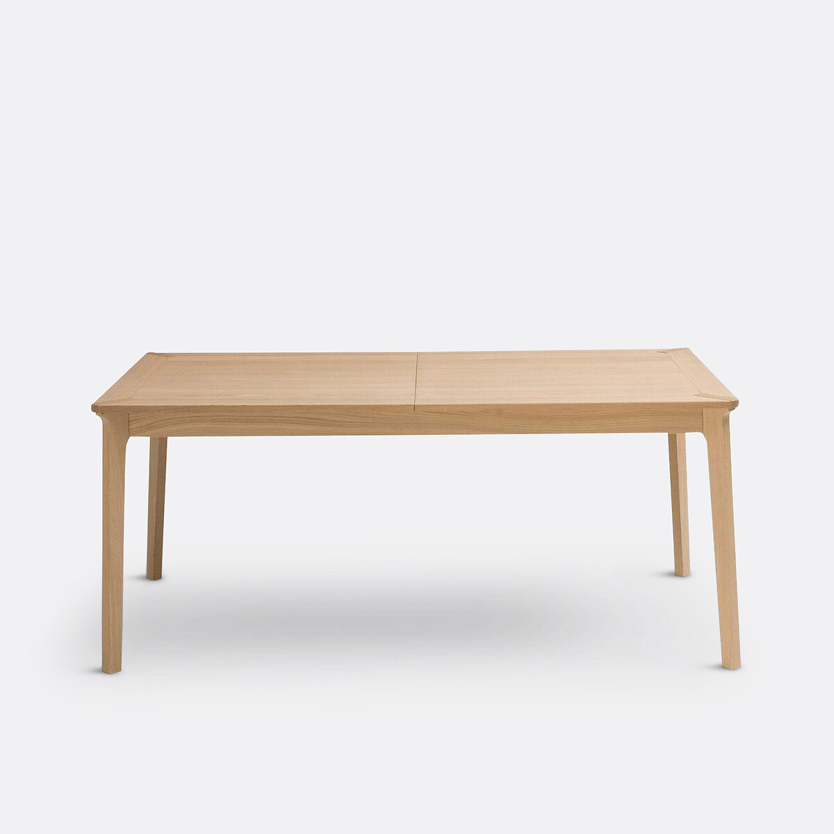Table à manger, extensible, en plaqué chêne, 6 à 10 couverts, PULLY chêne, LA REDOUTE INTERIEURS