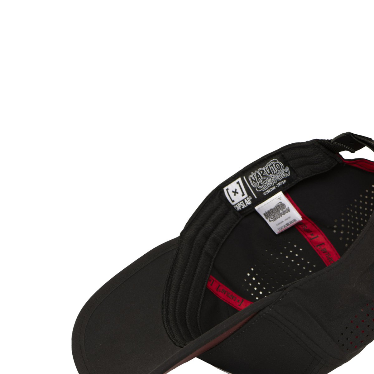 Casquette 6 panels Naruto Shippuden noir/rouge/blanc, CAPSLAB