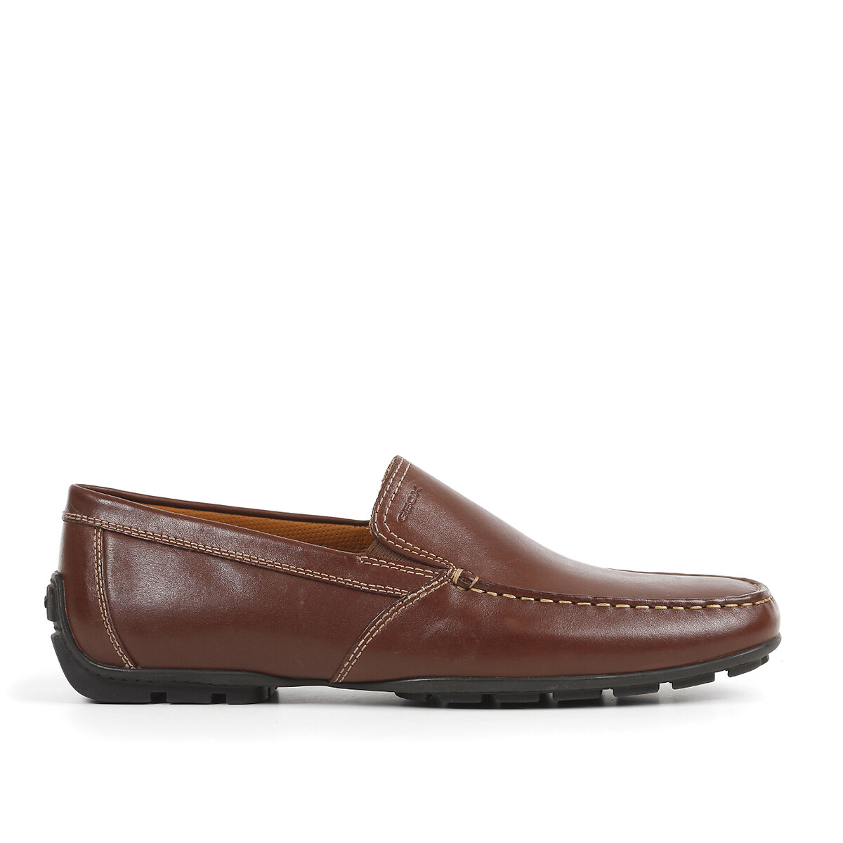Mocassins cuir Moner tan, GEOX