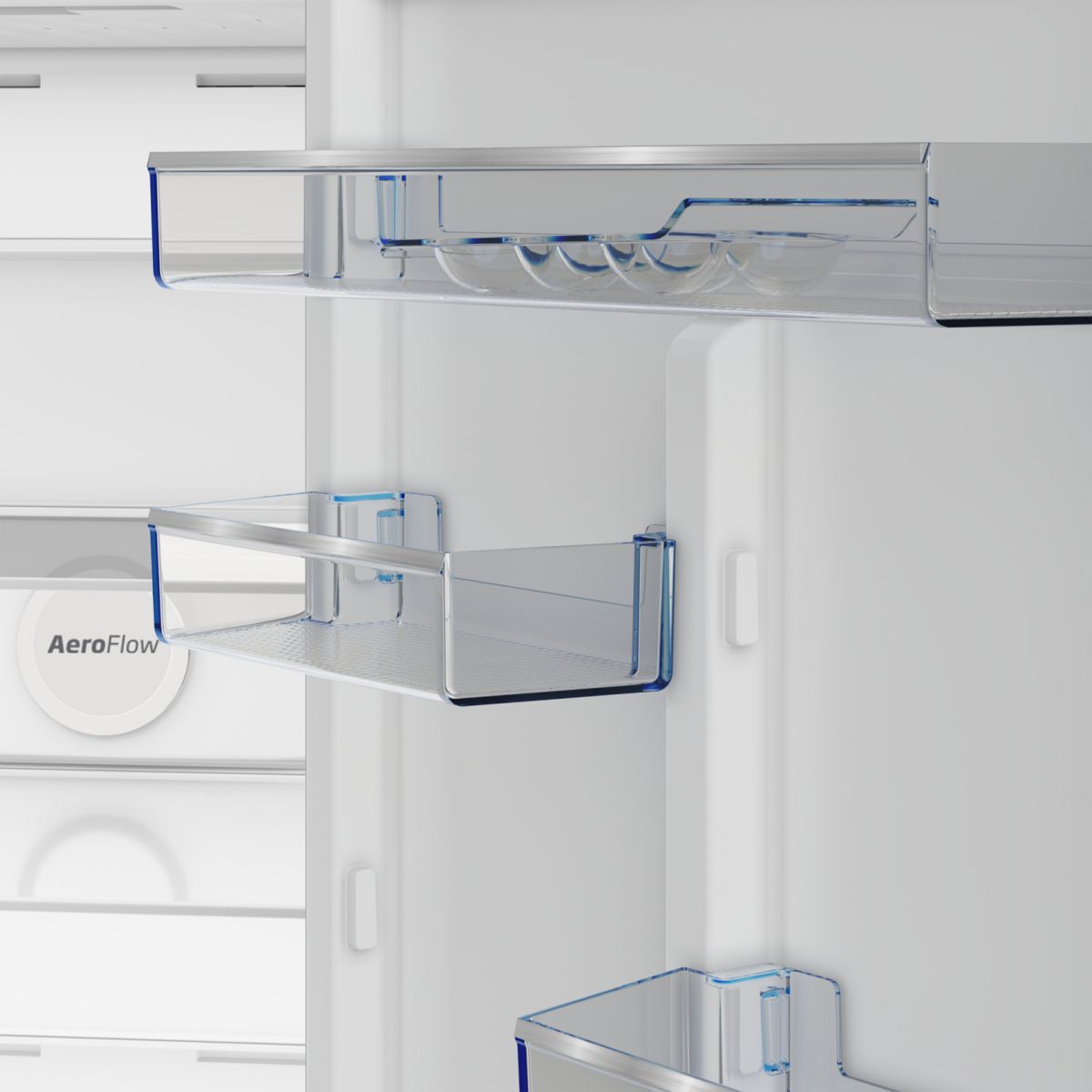 Réfrigérateur combiné B3RCNE415HG couleur unique, BEKO