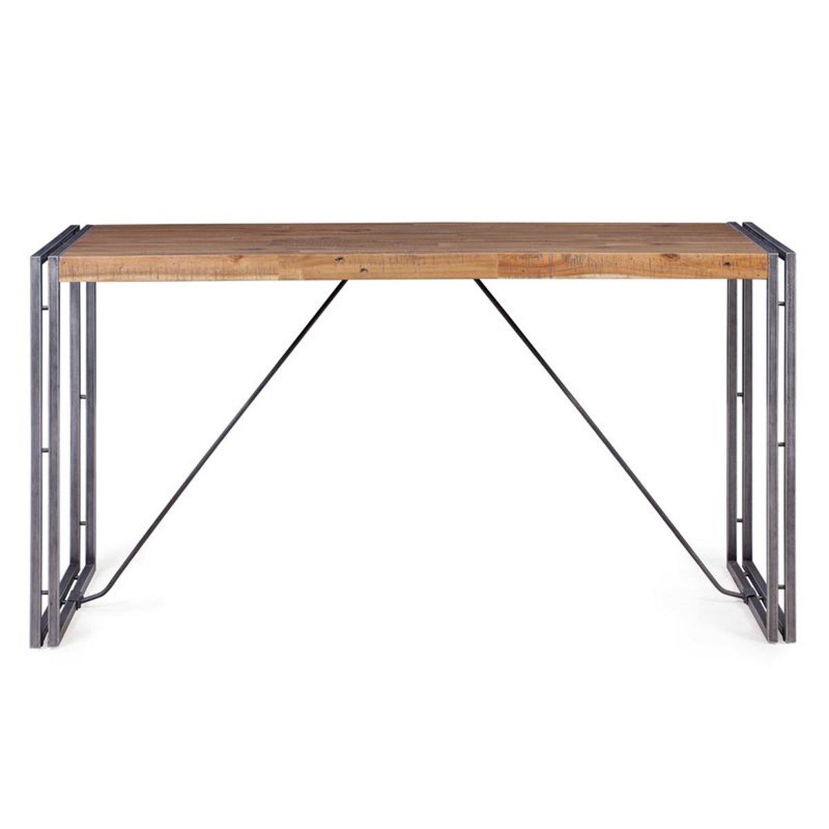 Table repas 140 cm naturel foncé, ZAGO