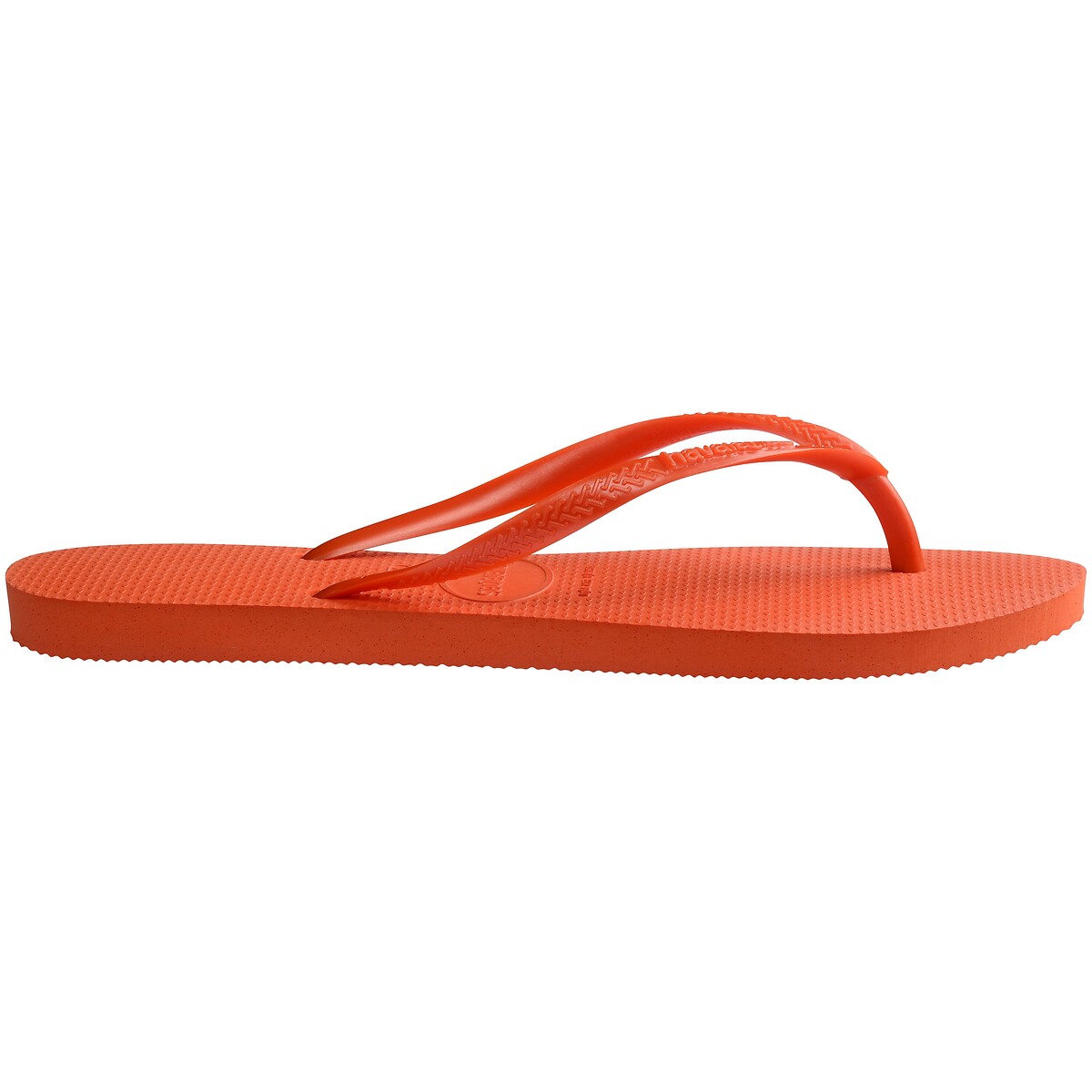 Chinelos HAV SLIM laranja, HAVAIANAS