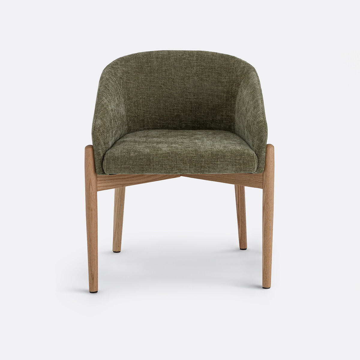Sillón de comedor en tejido texturizado, Beca verde, LA REDOUTE INTERIEURS