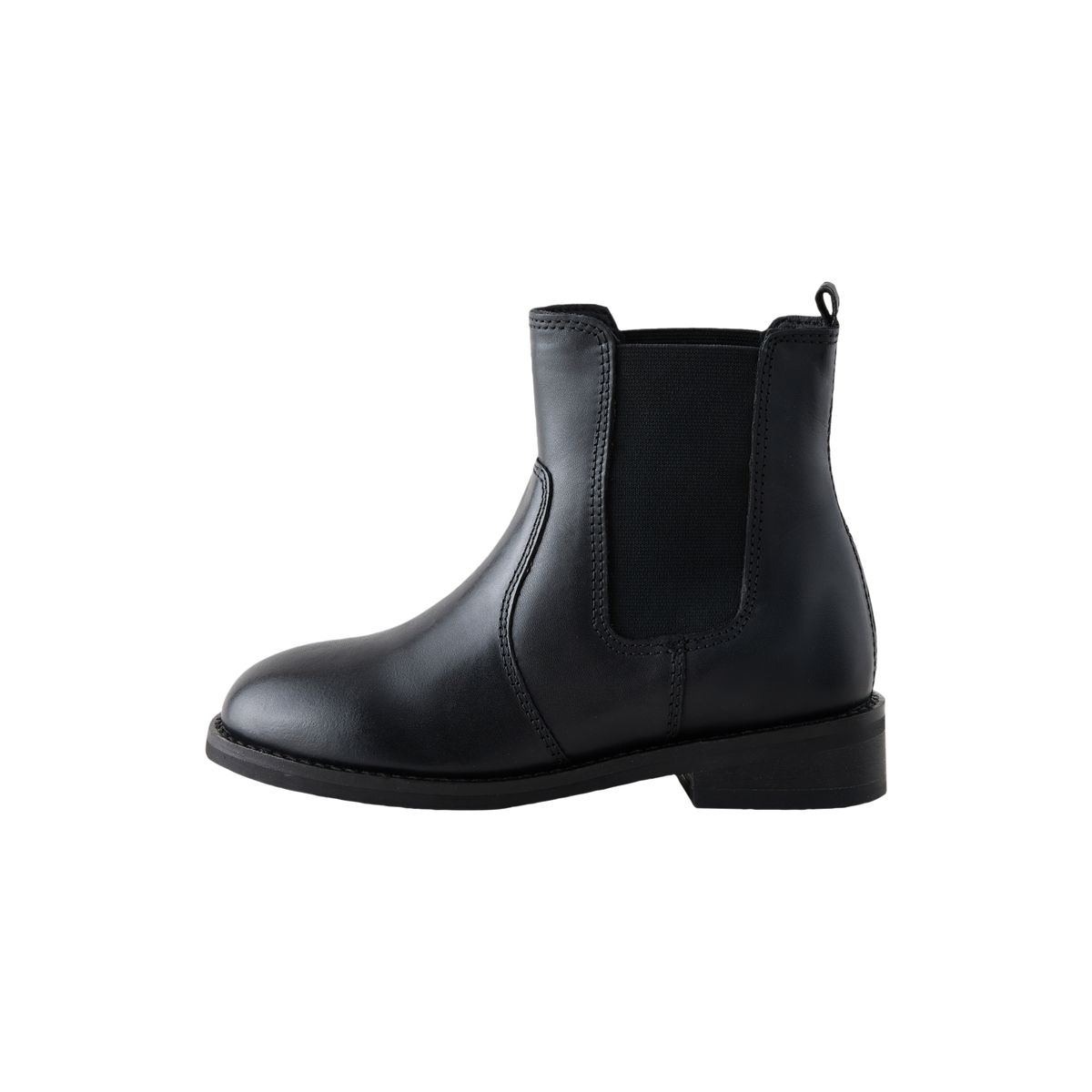 Bottes chelsea en cuir noir, NEXT