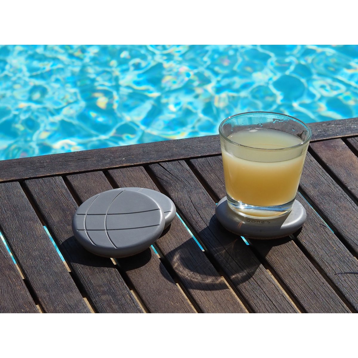 Dessous de verre béton - PETANQUE gris, GONE'S