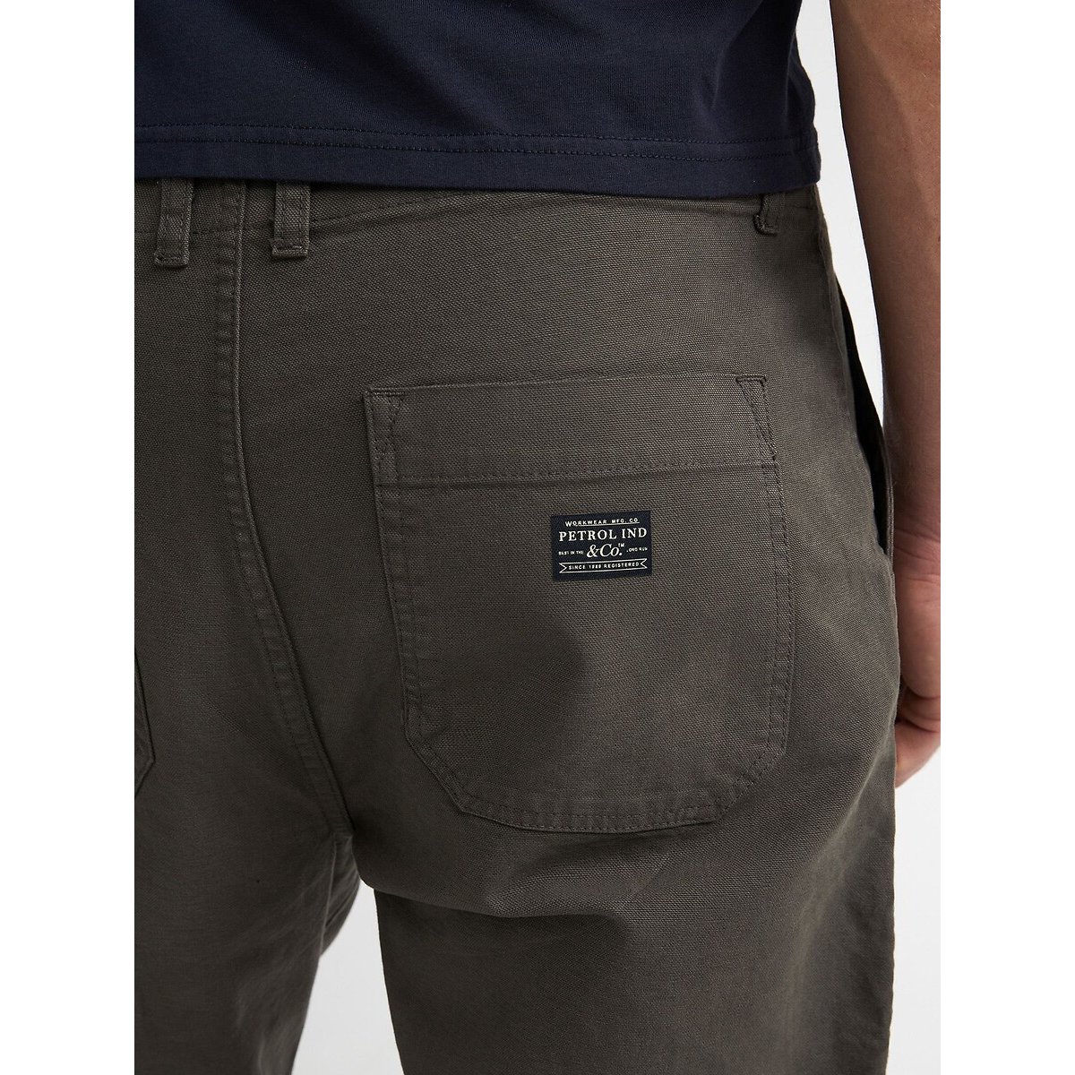 Pantalon droit gris vert, PETROL INDUSTRIES