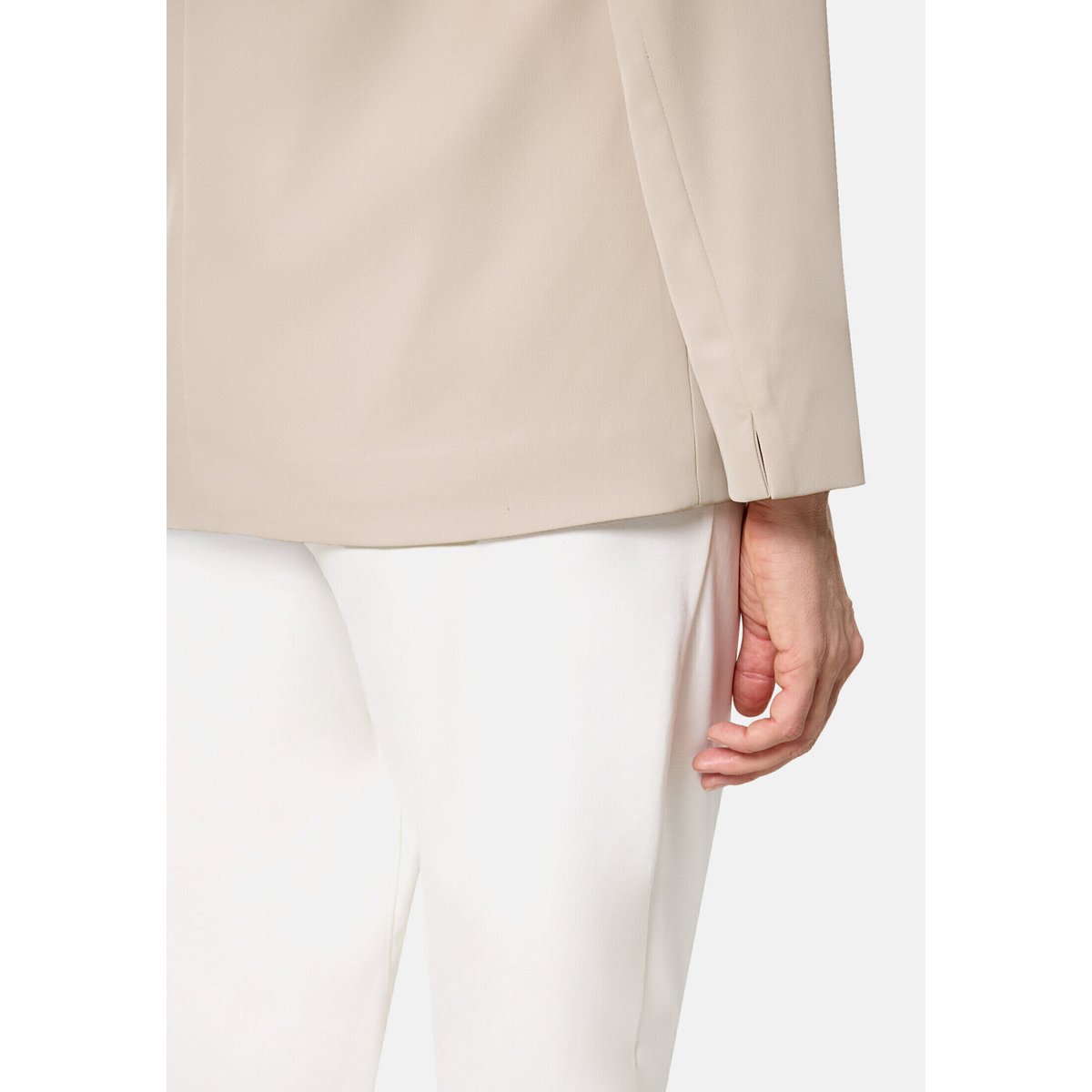 Blazer long à col à revers gris, BETTY BARCLAY