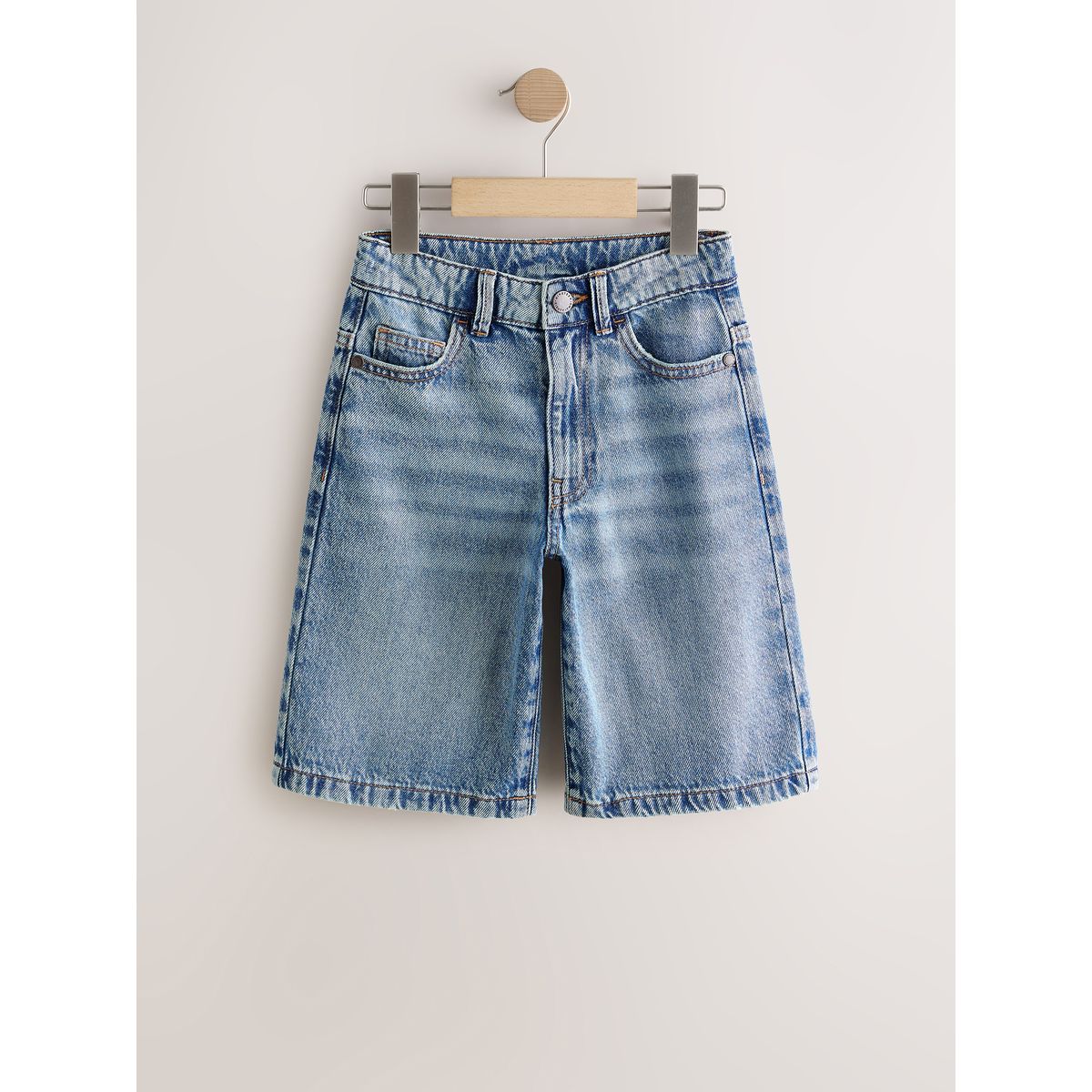 Short style jupe-culotte bleu moyen, NEXT