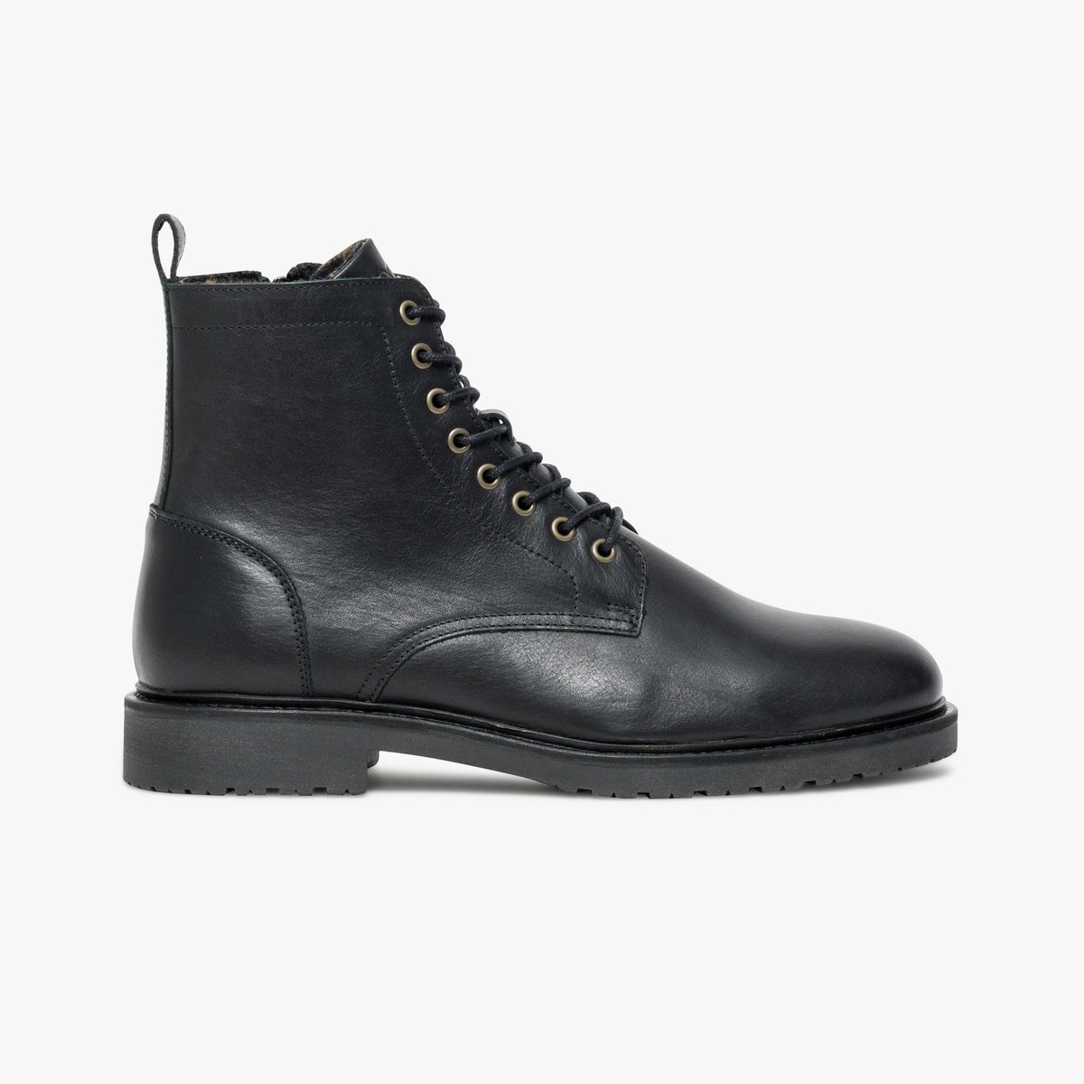 Boots À Talon en cuir SAM noir, BOCAGE