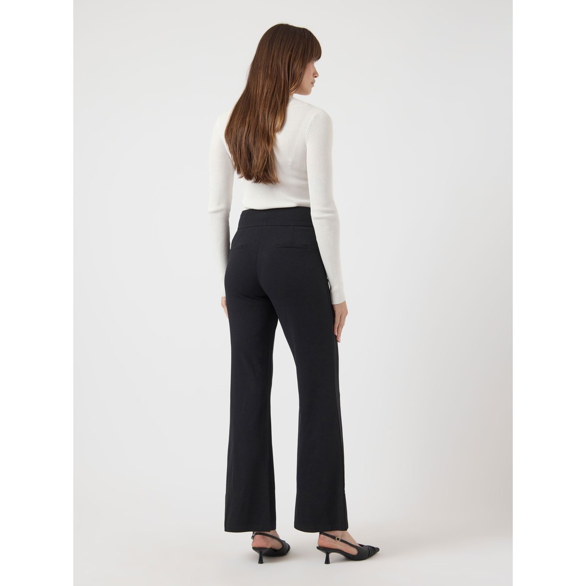Pantalon À Jambe Ample black 1, YAS