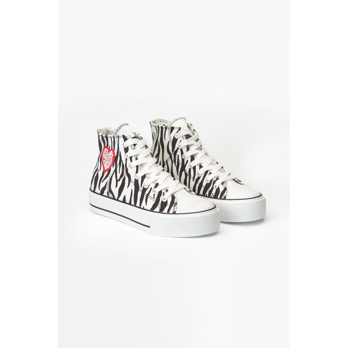 Baskets hautes ltc dream imprime zebre Le Temps Des Cerises La Redoute