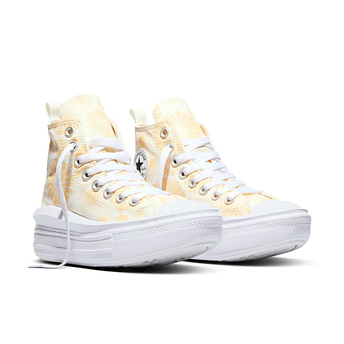 Baskets CHUCK TAYLOR ALL STAR MOVE SUNNY SIDE UP ecru/jaune, CONVERSE