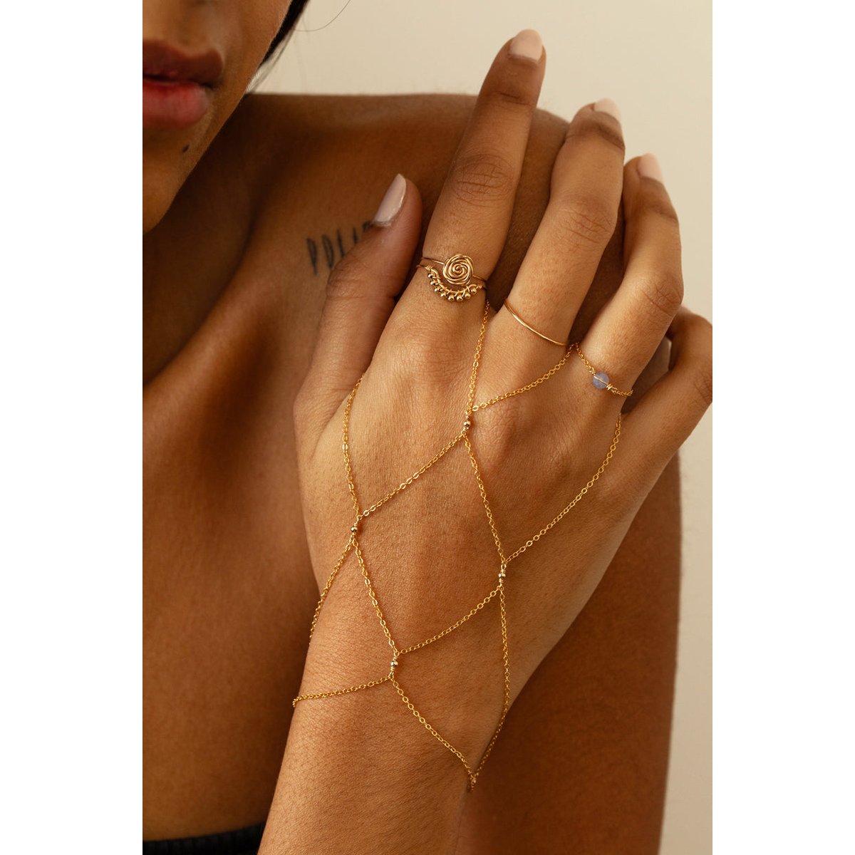 Bague anneau Essentiel or, YAY PARIS