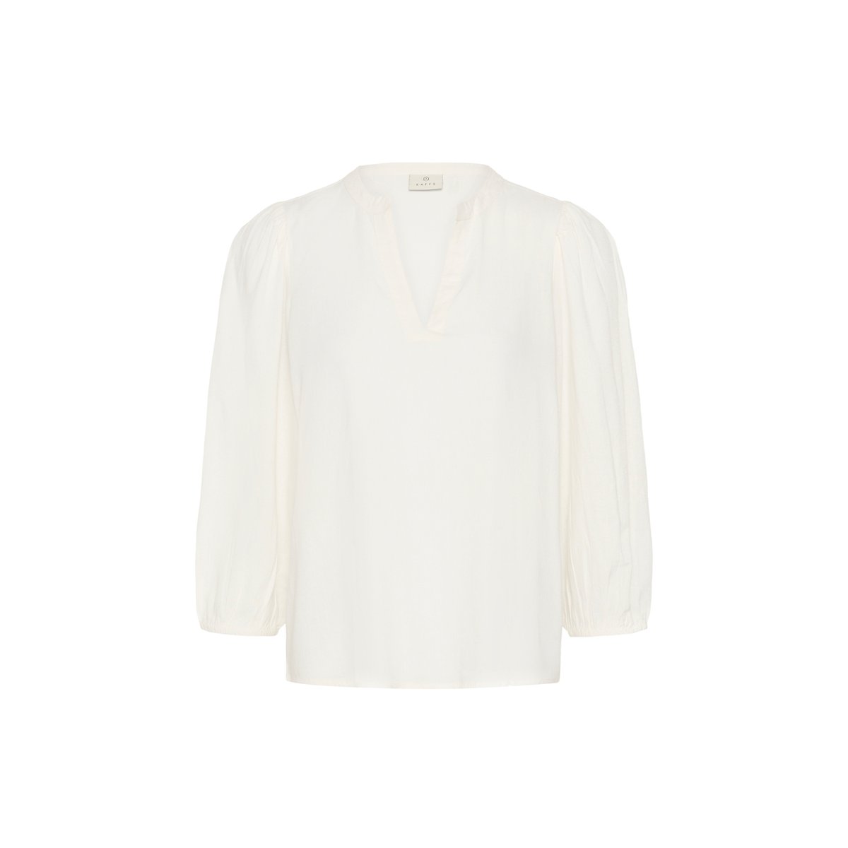 Blouse à manches courtes blanc chalk, KAFFE