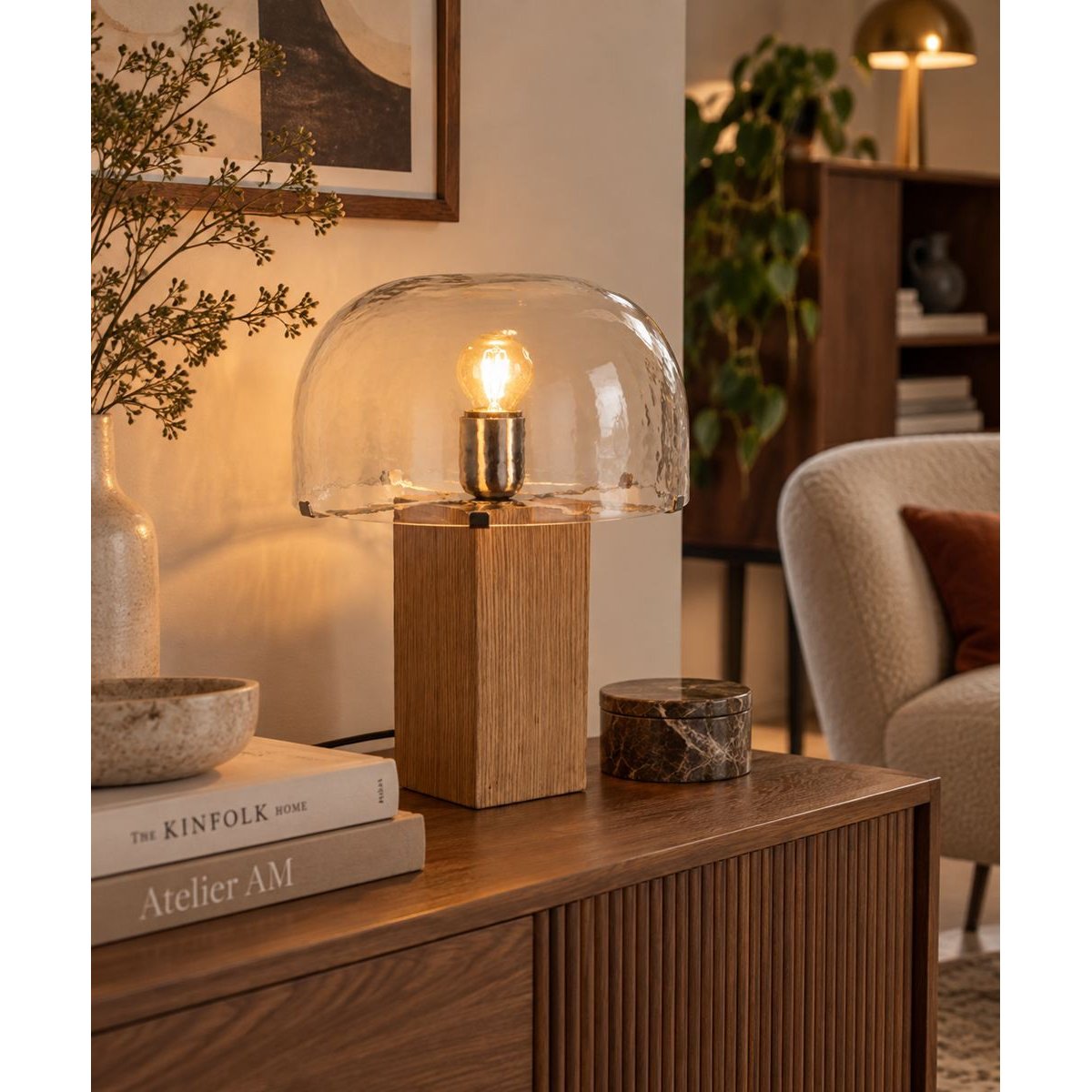 Lampe design en bois sixties, MAVERY bois, DUTCHBONE
