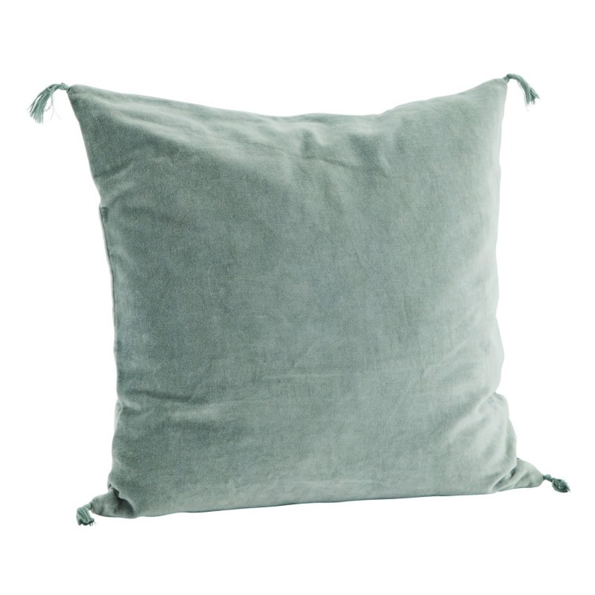 Housse de coussin velours vert menthe, MADAM STOLTZ