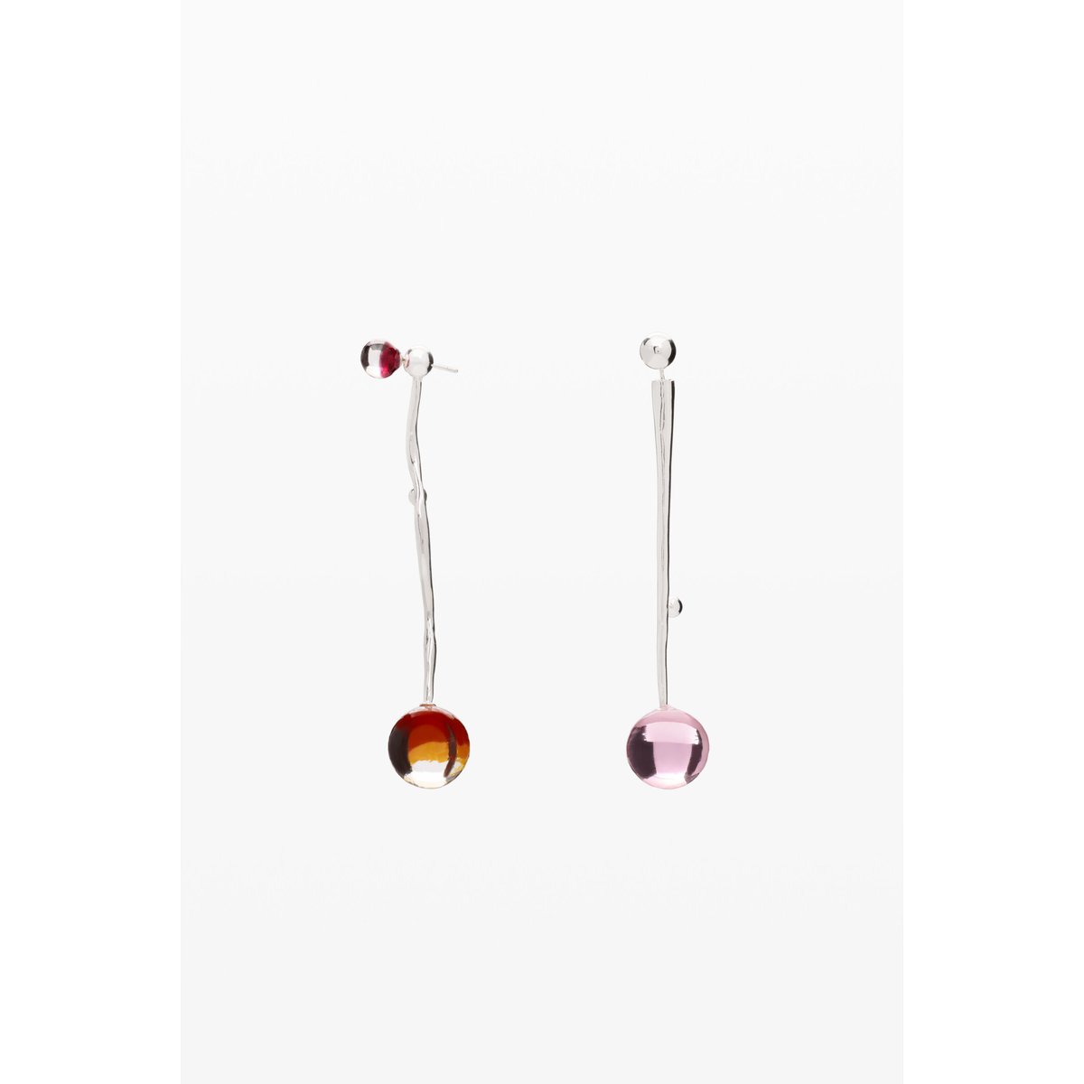 Boucles d’oreilles émaillées zalio noir, DESIGUAL