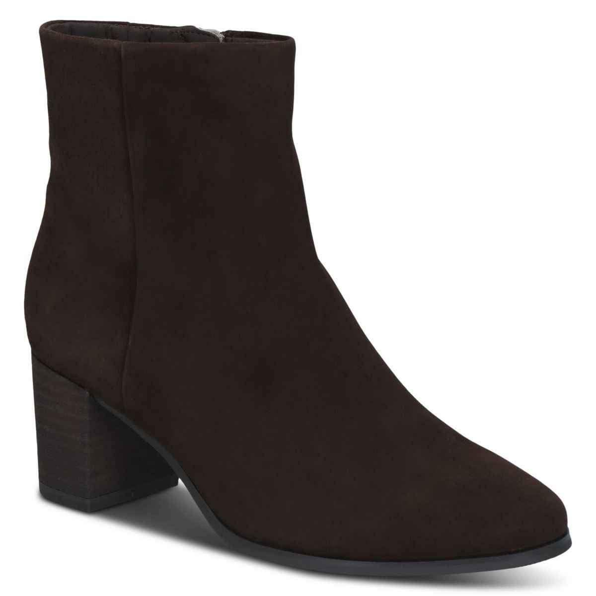 Bottine en cuir marron acajou, CAPRICE