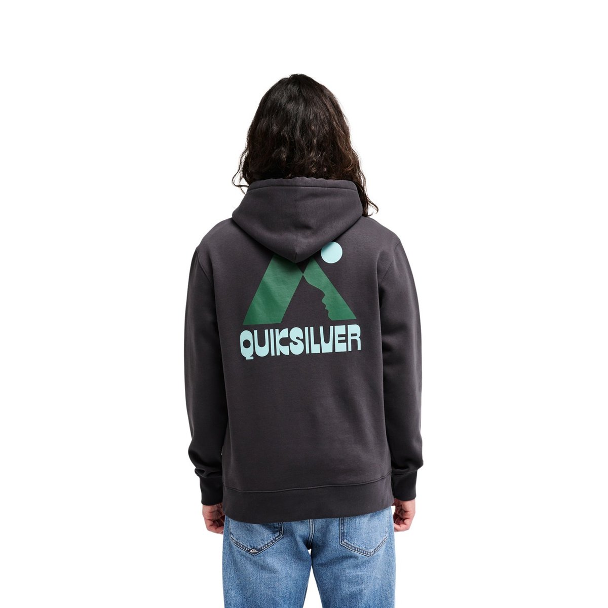 Sweat capuche SALT WATER PEAK noir tarmac, QUIKSILVER