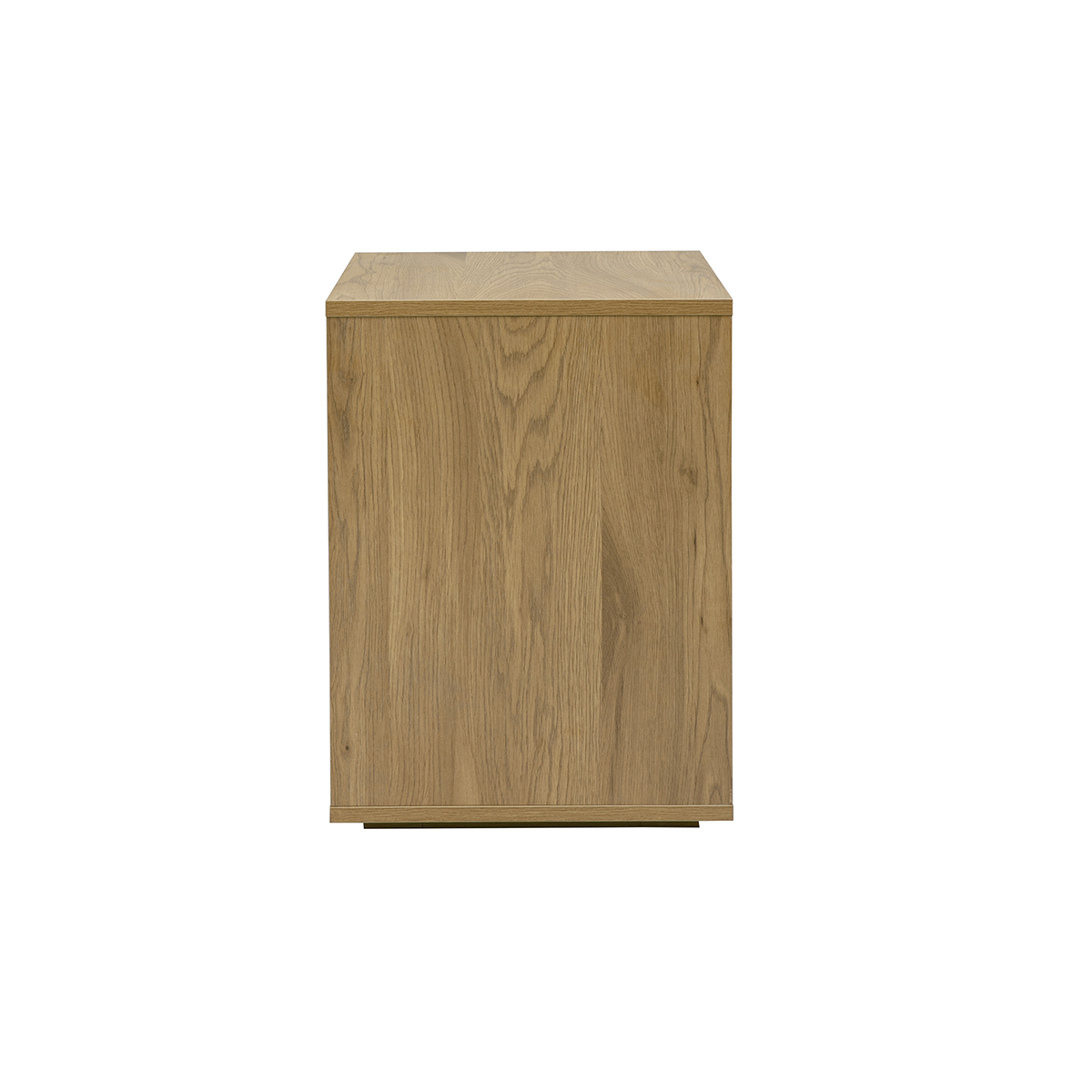 Table de chevet 2 tiroirs finition bois clair chêne LOTHAIRE chêne clair, MILIBOO