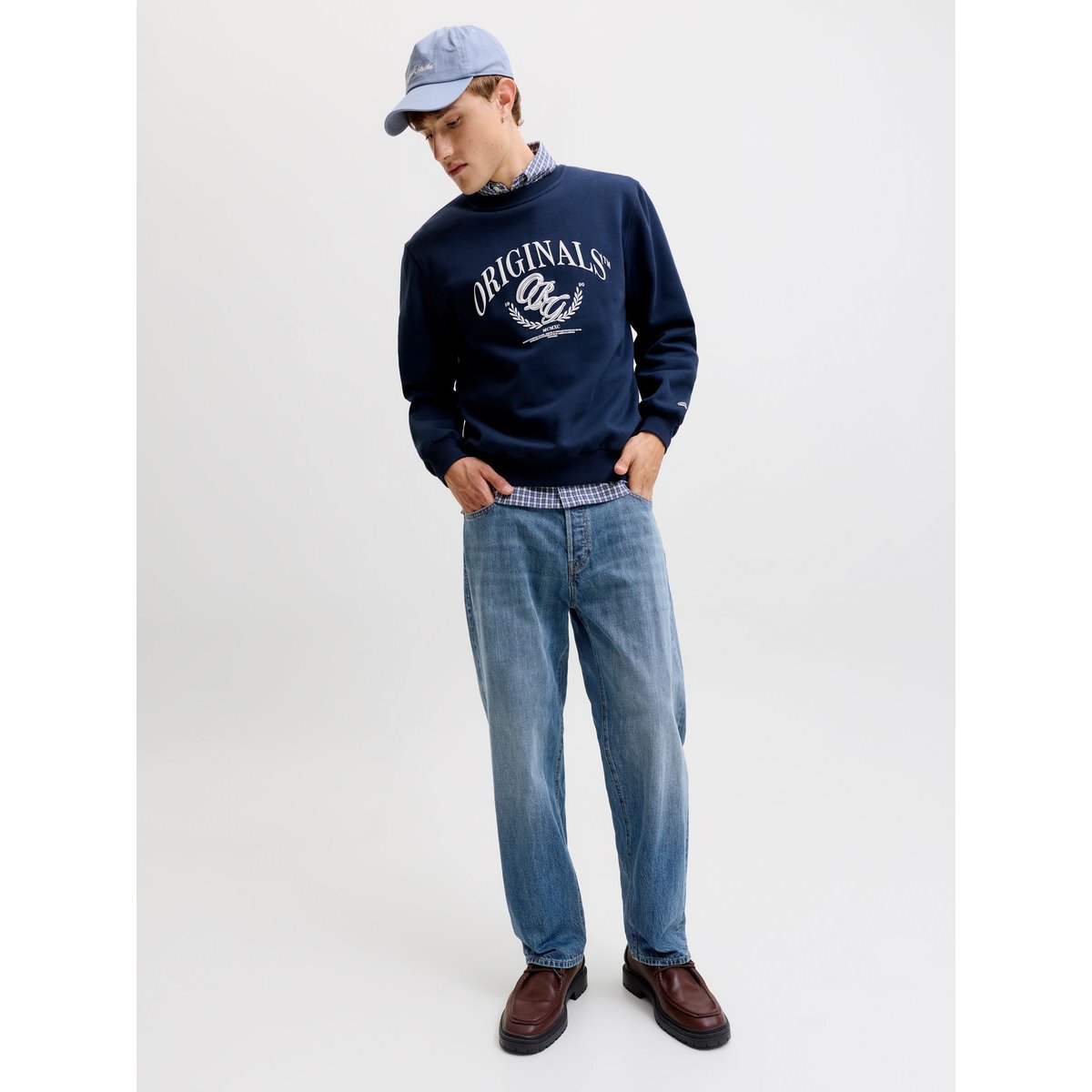 Jean À Coupe Ample blue denim, JACK & JONES