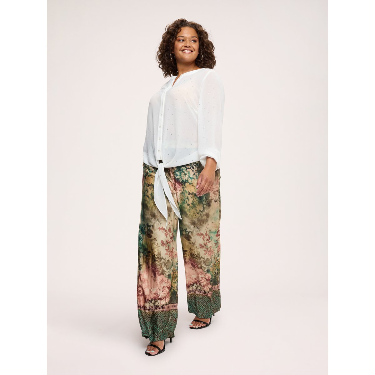 Chemise avec points lumineux blanc, FIORELLA RUBINO