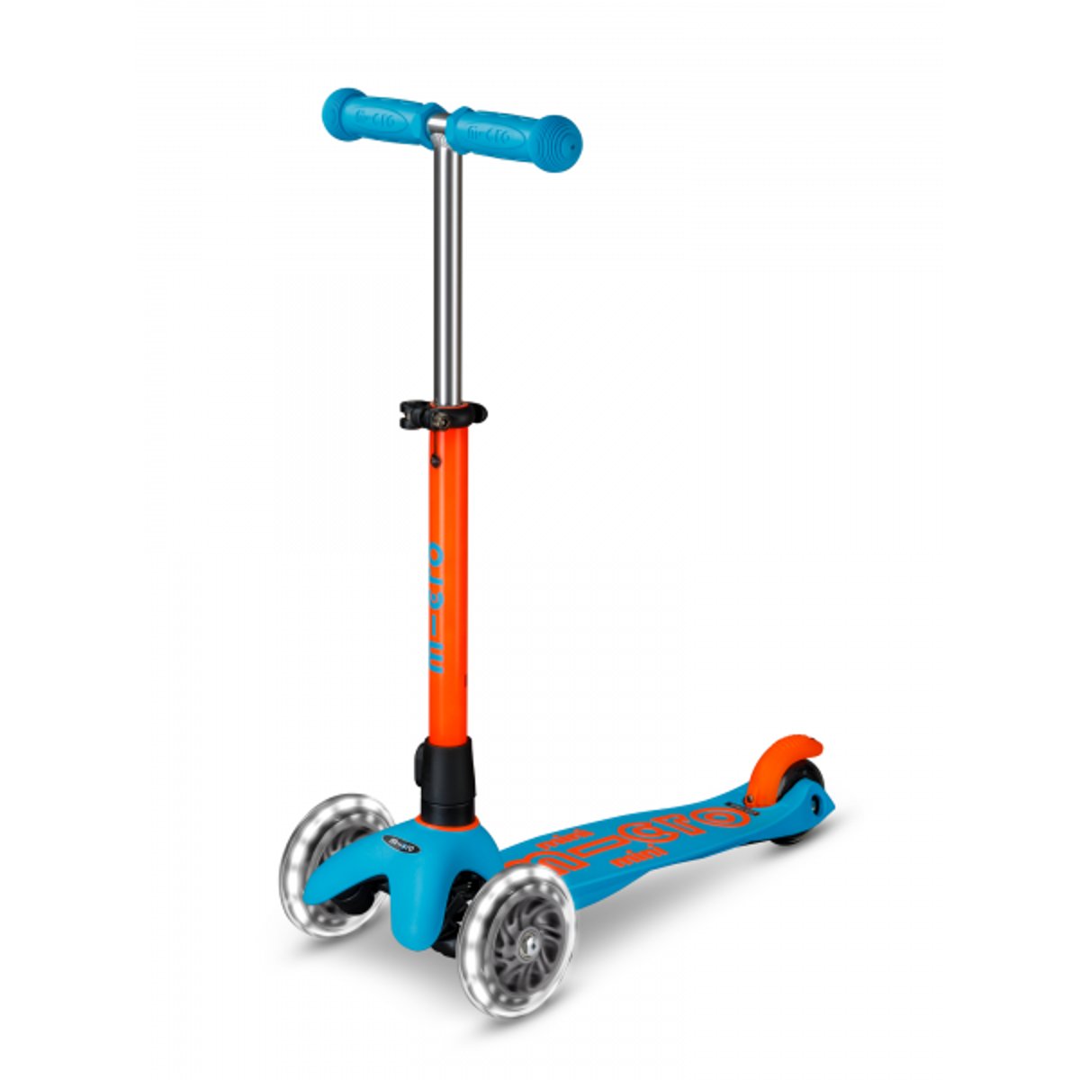 Mini Micro Deluxe Néon LED - Sunset Orange orange, MICRO MOBILITY