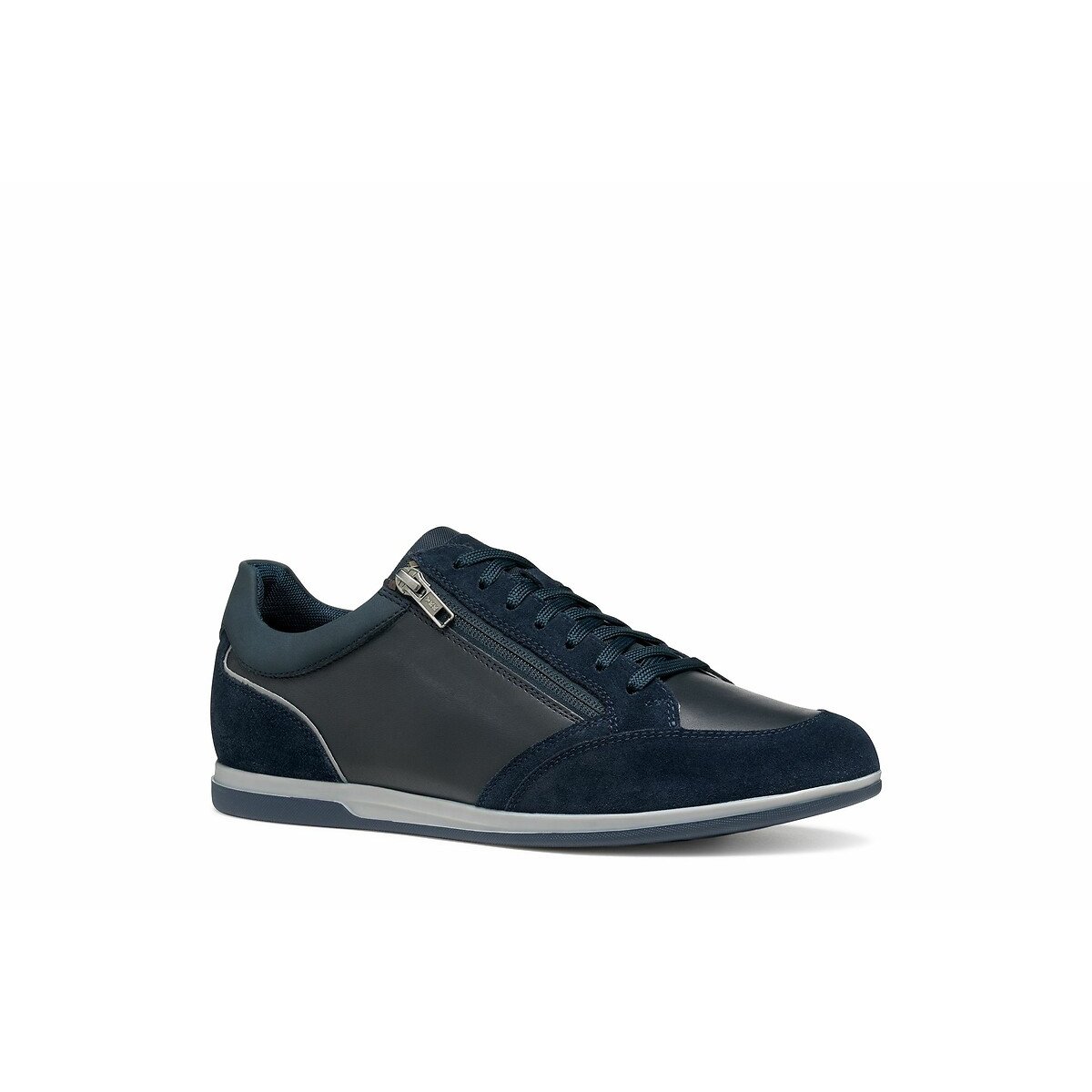 Atmungsaktive Sneakers Renan, mit Reissverschluss marine, GEOX