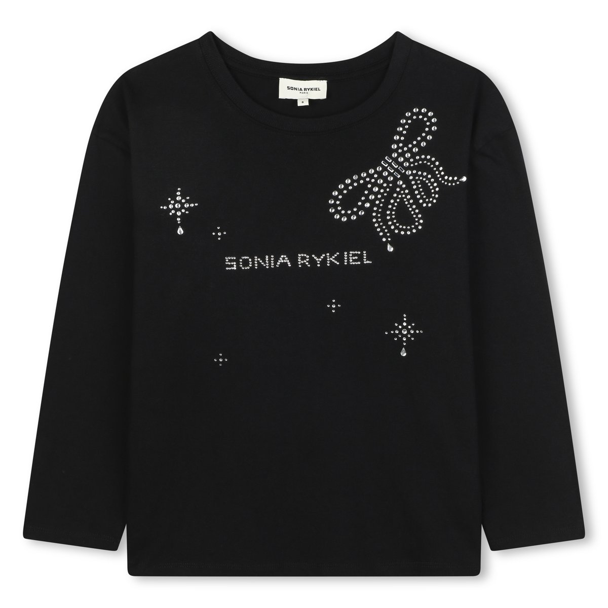 Tee shirt à manches longues black, SONIA RYKIEL ENFANT