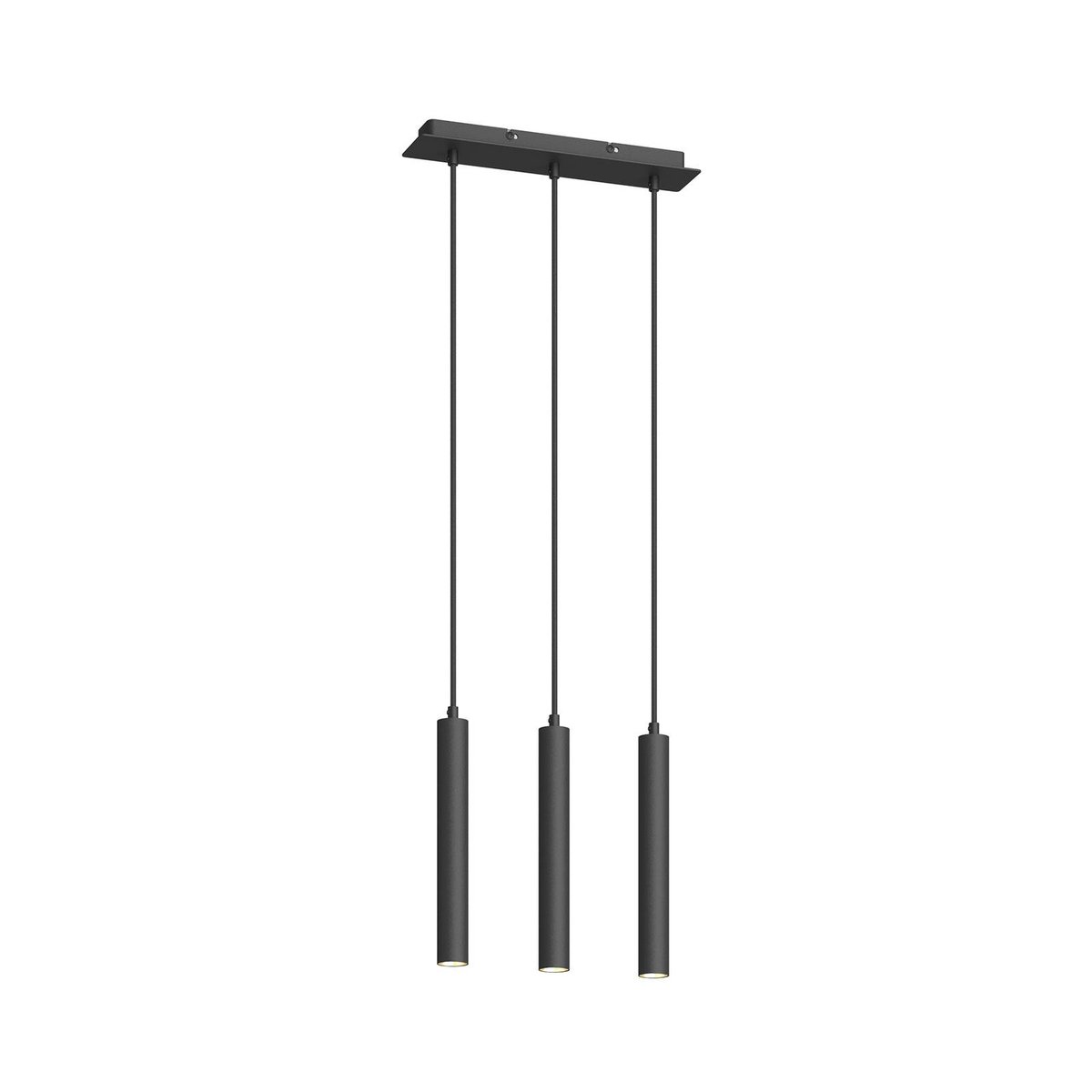 Suspension en aluminium moderneLED, Franka noir (ral 9005), ARCCHIO