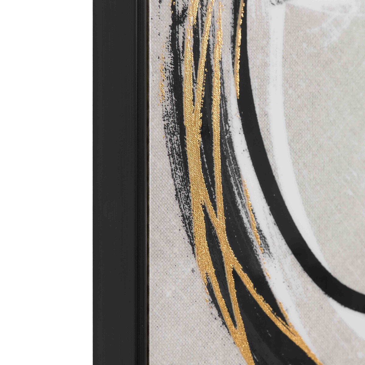 Set of 2 Bold as Gold Framed Canvas grey, ÉDITÉ